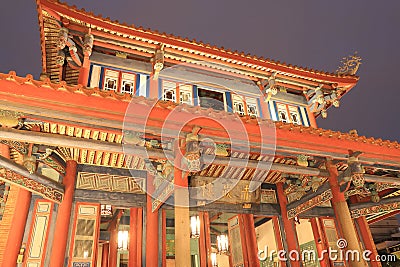 Historical architecture of Chihkan Tower Tainan Taiwan Editorial Stock Photo