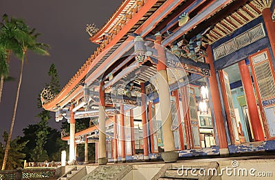 Historical architecture of Chihkan Tower Tainan Taiwan Editorial Stock Photo