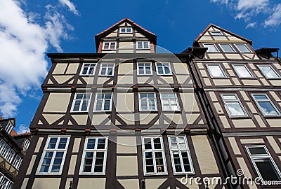 Historical architecture in Hannover Stock Photo