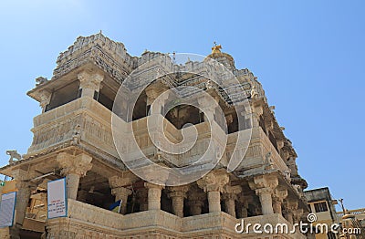 Historical architecture of Jagdish temple Udaipur India Editorial Stock Photo