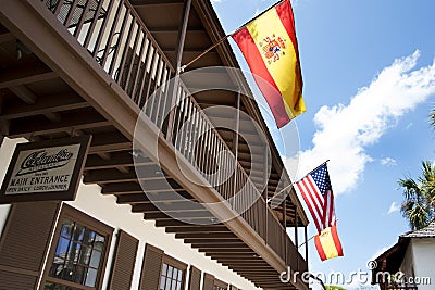 Historical Architecture in St Augustine Florida USA Editorial Stock Photo