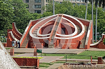 Historical, astronomical observatory construction Jantar Manta Editorial Stock Photo