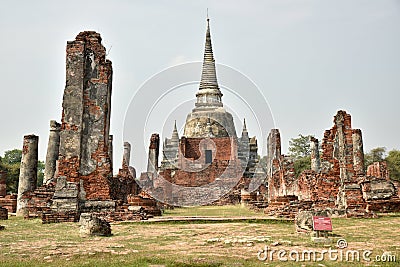 Ayutthaya ruins. Stock Photo