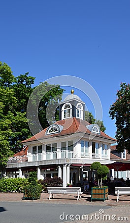 Historical Building in the Resort of Bad Harzburg, Lower Saxony Stock Photo