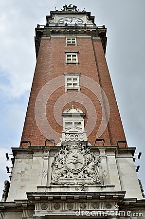 Historical buildings in argentina buenos aires federal capital. Stock Photo