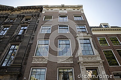 Historical Canal House Kloveniersburgwal Canal At Amsterdam The Netherlands 23-6-2022 Editorial Stock Photo