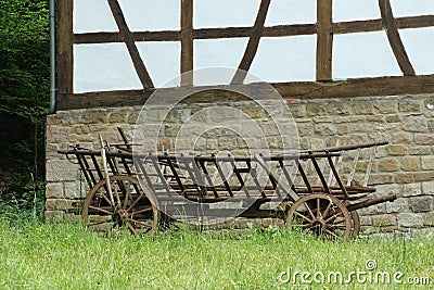 Historical cart Stock Photo