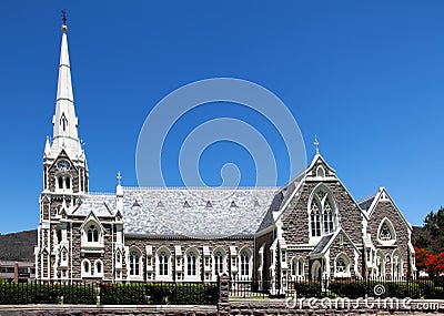 Historical church in Graaff Reinet, South Africa Stock Photo