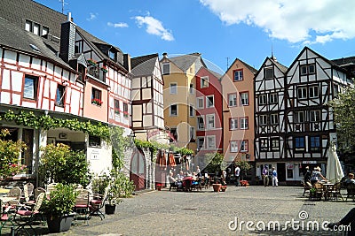 Historical city Bernkastel Kues in Germany Editorial Stock Photo