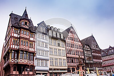 Historical city centre Frankfurt Editorial Stock Photo