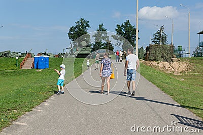 Historical complex Stalin Line Editorial Stock Photo