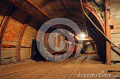 Historical gold, silver, copper mine Editorial Stock Photo