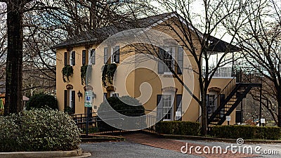 Historical Home in Downtown Greenville South Carolina Stock Photo