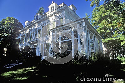 Historical home of Thomas Nast, political cartoonist in Morristown, NJ Stock Photo