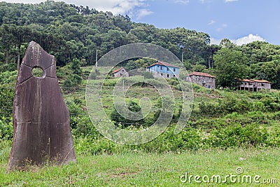 Historical Houses and Landmark Caminhos de Pedra Brazil Stock Photo