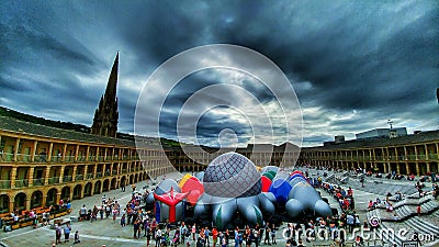 Halifax piece hall extraordinary luminarium Editorial Stock Photo