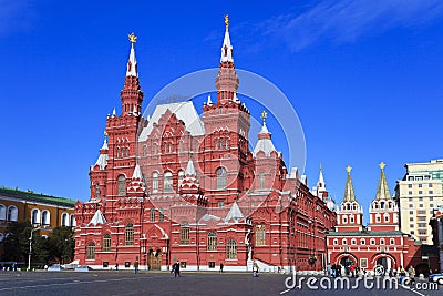 Historical Museum on the Red Square, Moscow Stock Photo