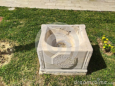 Historical Old Roman Fountain Editorial Stock Photo