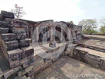 Historical place, chetiyagiri vihar,sanchi, India Stock Photo