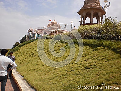 Historical place with nature seen Editorial Stock Photo