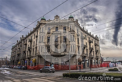 Historical places and city life in serbia belgrade Editorial Stock Photo