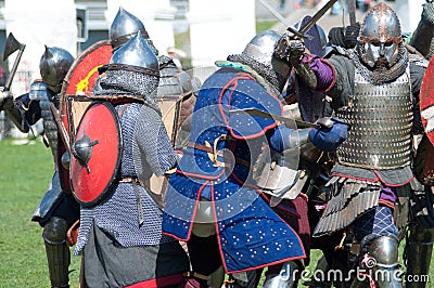 Historical reenactment Editorial Stock Photo