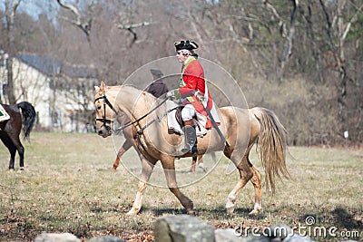 Historical Reenactment Events in Lexington, MA, USA Editorial Stock Photo