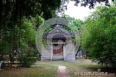 Historical Relic Museum of Chiayi City -A Historic Japanese Kagi Shrine in Chiayi, T Editorial Stock Photo