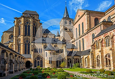 St Peter Cathedral, Trier, Germany Stock Photo