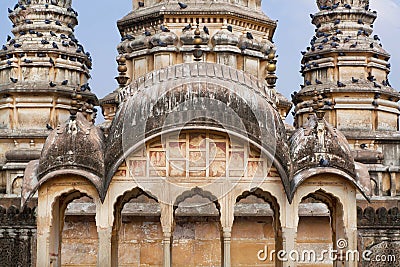 Historical towers of hindu temple Stock Photo