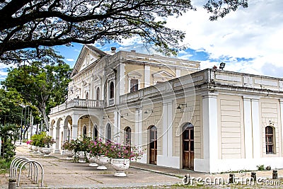 Historical train station at Palmira City in the region of the Valle del Cauca in Colombia Stock Photo