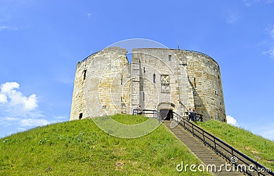 The historical York Castle Editorial Stock Photo
