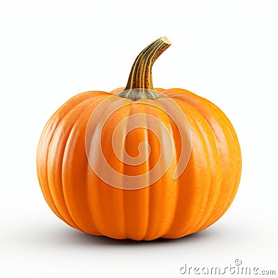 Historically Accurate Zbrush Style Pumpkin With Strong Use Of Color Stock Photo