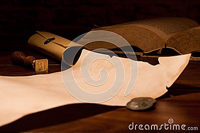 Historically document Stock Photo