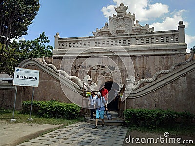 History building at Taman Sari Yogyakarta Editorial Stock Photo