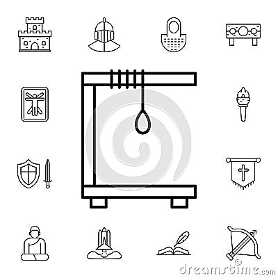 History, decapitate flat vector icon in history pack Stock Photo