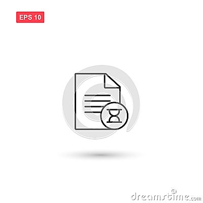 History icon vector design isolated 4 Vector Illustration