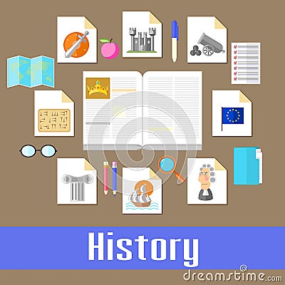 History Vector Illustration