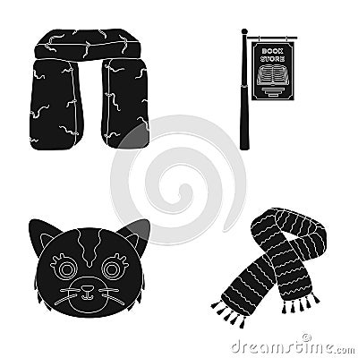 History, travel and or web icon in black style.animals, education icons in set collection. Vector Illustration