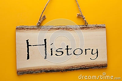 History Word Concept Stock Photo