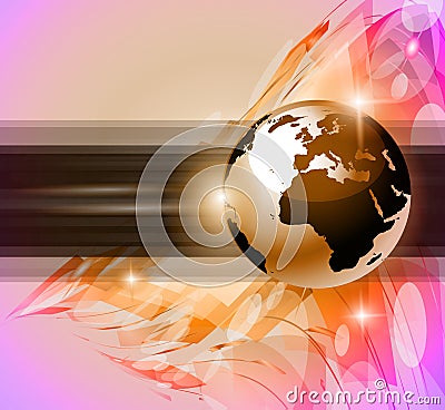 Hitech Abstract Business Background Stock Photo
