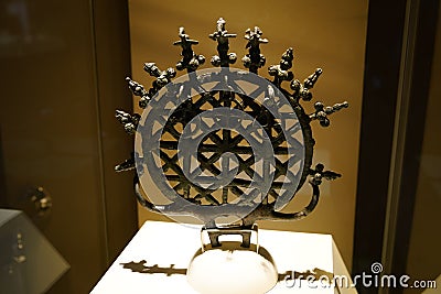 Hittite Sun Course in Museum of Anatolian Civilizations, Ankara, Turkiye Editorial Stock Photo