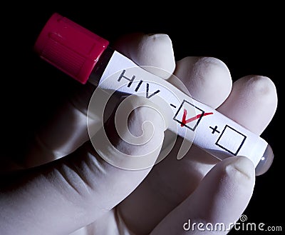 HIV negative Stock Photo