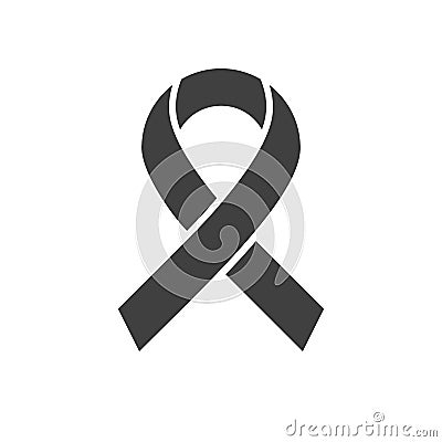 Hiv Ribbon Vector Icon Vector Illustration