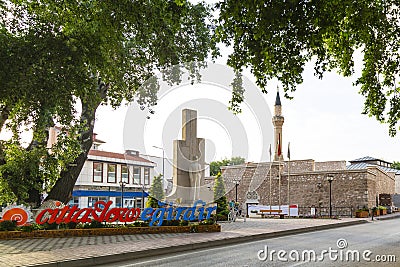 EÄŸirdir, city square park.Isparta-Turkey Editorial Stock Photo