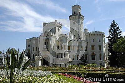 Hluboka nad Vltavou Stock Photo