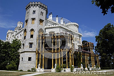 Hluboka nad Vltavou Stock Photo