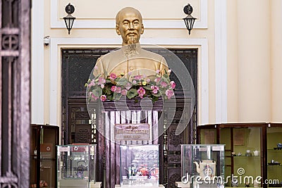 Ho Chi Minh bust Editorial Stock Photo