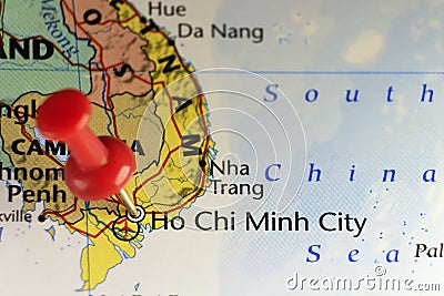 Ho Chi Minh City or Saigon, Vietnam Stock Photo