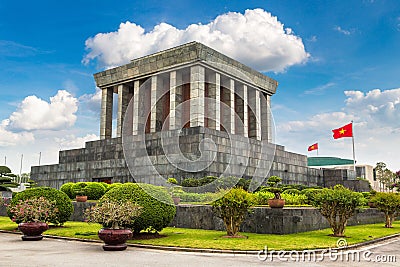 Ho Chi Minh Mausoleum in Hanoi, Vietnam Editorial Stock Photo